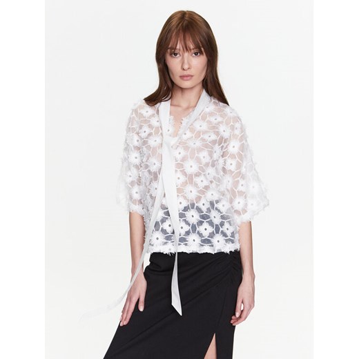 Silvian Heach Bluzka GPP23313BL Biały Regular Fit 42 MODIVO