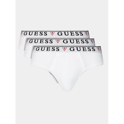 Guess Komplet 3 par slipów U97G00 KCD31 Biały ze sklepu MODIVO w kategorii Majtki męskie - zdjęcie 181054976