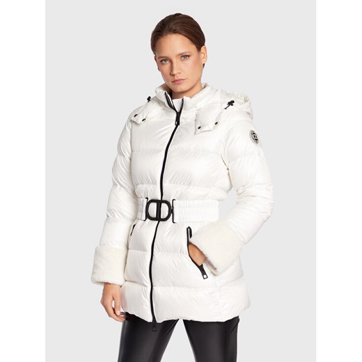 TWINSET Kurtka puchowa 222TP2203 Biały Regular Fit ze sklepu MODIVO w kategorii Kurtki damskie - zdjęcie 181055825