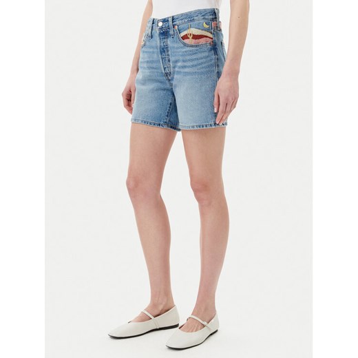 Levi's® Szorty jeansowe 501® 85833-0078 Błękitny Regular Fit 25 MODIVO