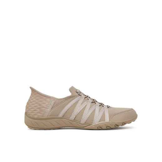 Skechers Sneakersy Slip-Ins: Breathe Easy - Roll With Me 100593/TPE Beżowy ze sklepu MODIVO w kategorii Buty sportowe damskie - zdjęcie 181059047