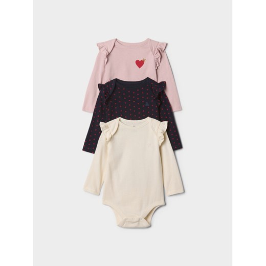 Gap Komplet 3 par body 601102-01 Kolorowy Regular Fit ze sklepu MODIVO w kategorii Body niemowlęce - zdjęcie 181059325