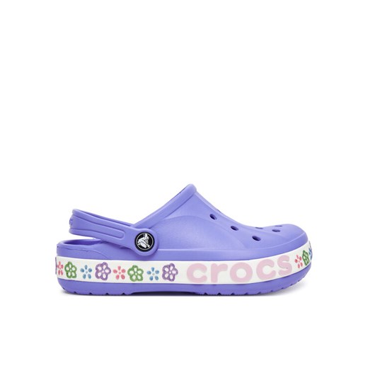 Crocs Klapki BAYABAND CLOG K 211302-5PY Fioletowy ze sklepu MODIVO w kategorii Klapki dziecięce - zdjęcie 181060817