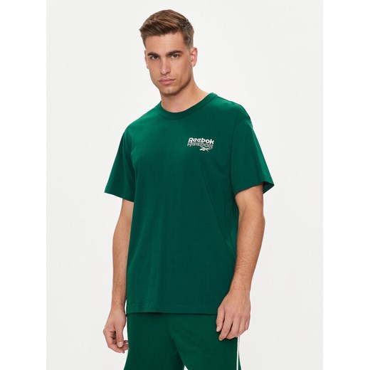 Reebok T-Shirt Ri Brand Proud Gfx Ss Tee 100076384 Zielony Regular Fit ze sklepu MODIVO w kategorii T-shirty męskie - zdjęcie 181062179