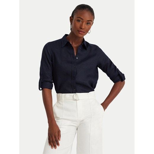 Lauren Ralph Lauren Koszula 200782777003 Granatowy Relaxed Fit XL MODIVO