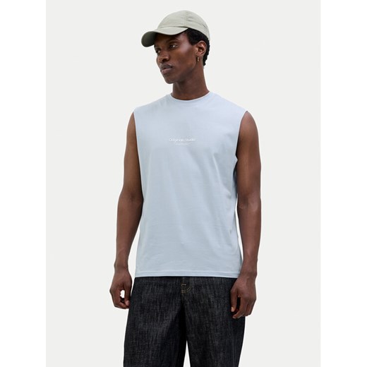 Jack&Jones Tank top Vesterbro 12250430 Błękitny Oversize ze sklepu MODIVO w kategorii T-shirty męskie - zdjęcie 181062748