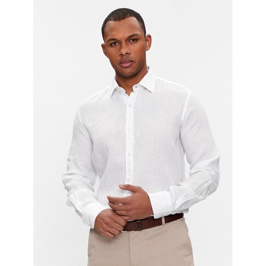 Paul&Shark Koszula 24413322 Biały Slim Fit ze sklepu MODIVO w kategorii Koszule męskie - zdjęcie 181063439