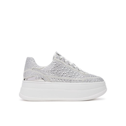 MICHAEL Michael Kors Sneakersy Hayes 43S5HYFS2D Srebrny ze sklepu MODIVO w kategorii Buty sportowe damskie - zdjęcie 181066615