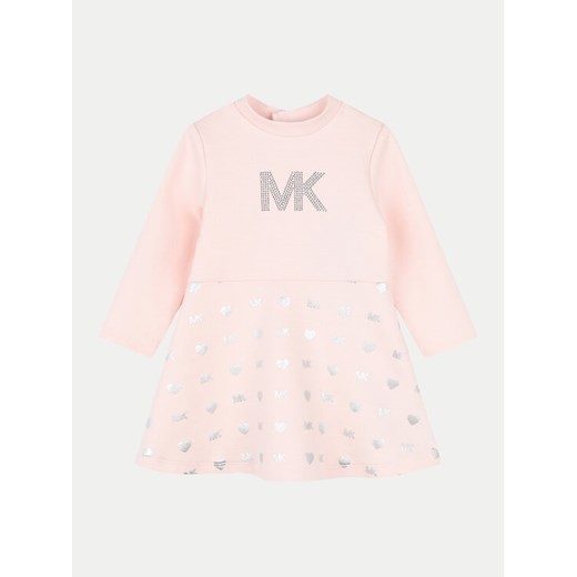 MICHAEL KORS KIDS Sukienka codzienna R30127 Różowy Regular Fit ze sklepu MODIVO w kategorii Sukienki niemowlęce - zdjęcie 181067347