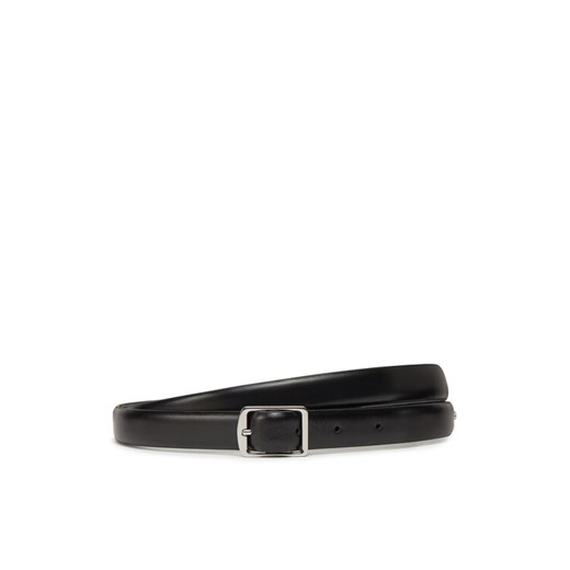 Calvin Klein Pasek Damski Slim Square Buckle Belt 2.0 K60K613235 Czarny ze sklepu MODIVO w kategorii Paski damskie - zdjęcie 181068565