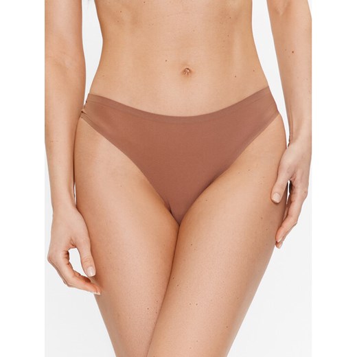 Chantelle Stringi Soft Stretch C26490 Beżowy ze sklepu MODIVO w kategorii Majtki damskie - zdjęcie 181070645