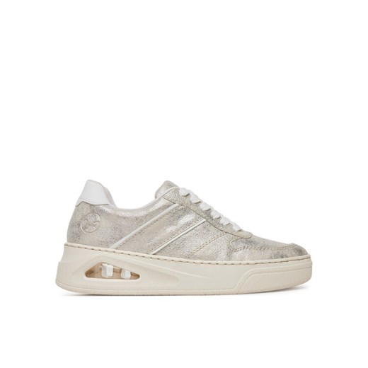 Rieker Sneakersy N6402-40 Srebrny Rieker 40 MODIVO