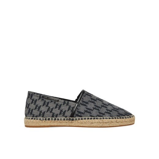 KARL LAGERFELD Espadryle KL70125 Czarny ze sklepu MODIVO w kategorii Espadryle męskie - zdjęcie 181073425