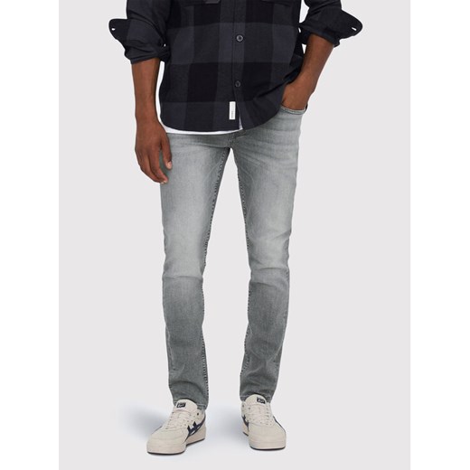 Only & Sons Jeansy Loom 22023227 Szary Slim Fit ze sklepu MODIVO w kategorii Jeansy męskie - zdjęcie 181075619