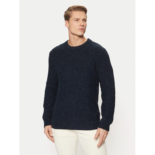 Tom Tailor Sweter 1044537 Granatowy Regular Fit ze sklepu MODIVO w kategorii Swetry męskie - zdjęcie 181080479