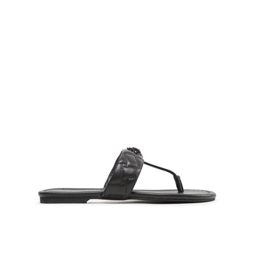 Kurt Geiger Japonki Kensington T-Bar Drench 9600600109 Czarny ze sklepu MODIVO w kategorii Klapki damskie - zdjęcie 181082948