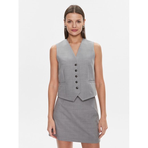 Herskind Kamizelka garniturowa Mister 5004879 Szary Regular Fit ze sklepu MODIVO w kategorii Kamizelki damskie - zdjęcie 181083278