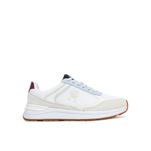 Tommy Hilfiger Sneakersy Casual Fashion Runner Mix FW0FW08324 Biały ze sklepu MODIVO w kategorii Buty sportowe damskie - zdjęcie 181083936