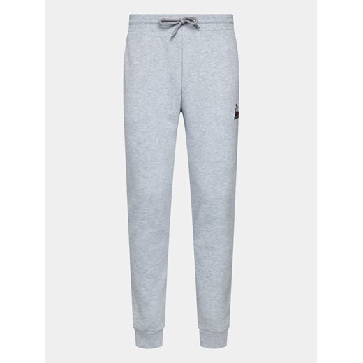 Le Coq Sportif Spodnie dresowe 2310346 Szary Slim Fit ze sklepu MODIVO w kategorii Spodnie męskie - zdjęcie 181084649