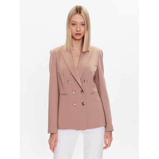 Pinko Marynarka Alexia PE 23 BLK01 100256 A0IG Beżowy Regular Fit ze sklepu MODIVO w kategorii Marynarki damskie - zdjęcie 181087836