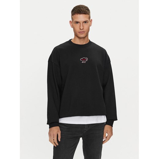 Hugo Bluza Duberries 50518981 Czarny Relaxed Fit ze sklepu MODIVO w kategorii Bluzy męskie - zdjęcie 181088007
