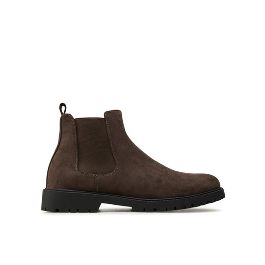 Pierre Cardin Sztyblety 4715 Brązowy ze sklepu MODIVO w kategorii Buty zimowe męskie - zdjęcie 181089765