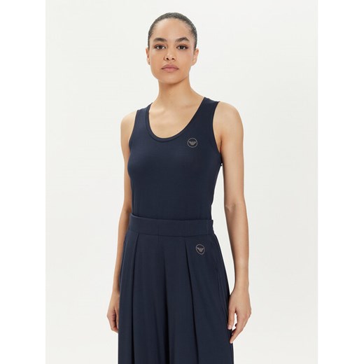 Emporio Armani Underwear Top 163319 4R224 00135 Granatowy Slim Fit ze sklepu MODIVO w kategorii Bluzki damskie - zdjęcie 181090235
