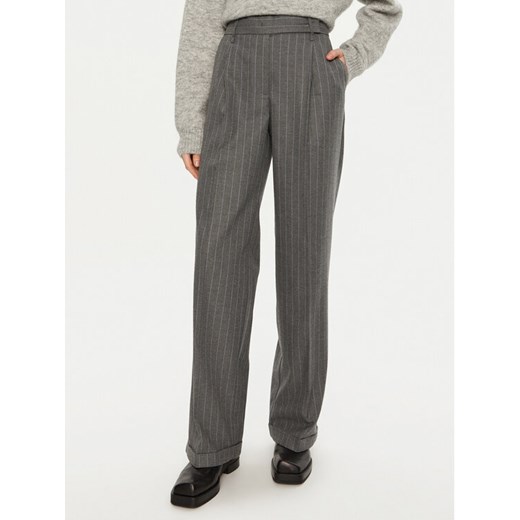 MAX&Co. Spodnie materiałowe 2426136064200 Szary Regular Fit ze sklepu MODIVO w kategorii Spodnie damskie - zdjęcie 181090367