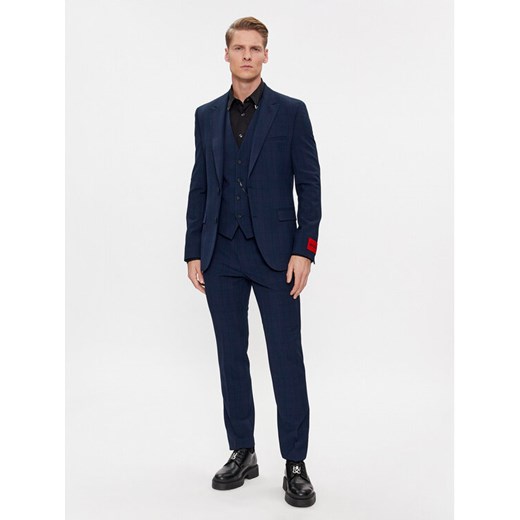Hugo Garnitur Arti/Hesten241V1X 50509450 Niebieski Extra Slim Fit ze sklepu MODIVO w kategorii Garnitury męskie - zdjęcie 181091349