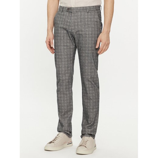 Bugatti Chinosy 4890 26350 Szary Slim Fit ze sklepu MODIVO w kategorii Spodnie męskie - zdjęcie 181092406