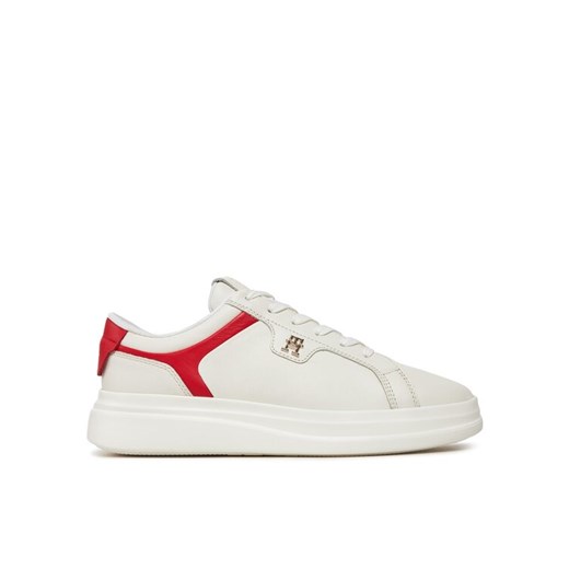 Tommy Hilfiger Sneakersy Pointy Court Sneaker FW0FW07460 Écru ze sklepu MODIVO w kategorii Trampki damskie - zdjęcie 181092638