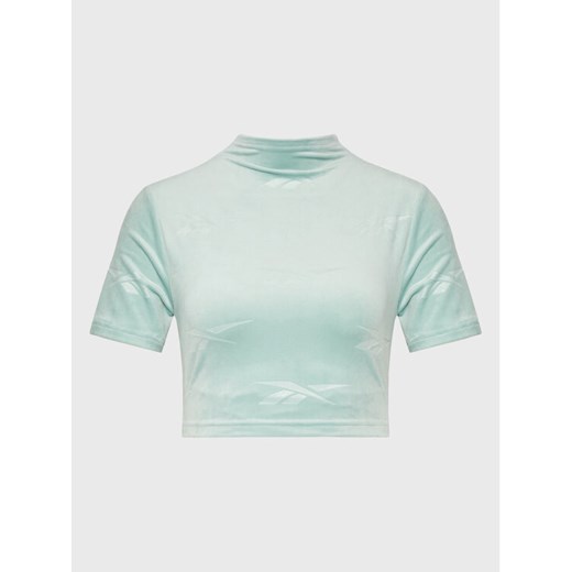 Reebok T-Shirt Classics Energy HH9802 Zielony Slim Fit ze sklepu MODIVO w kategorii Bluzki damskie - zdjęcie 181094049