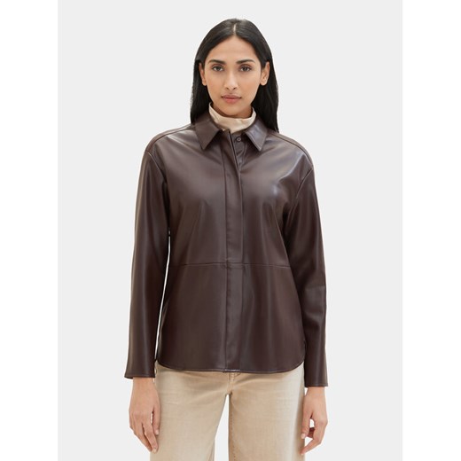 Tom Tailor Koszula 1039143 Brązowy Regular Fit ze sklepu MODIVO w kategorii Koszule damskie - zdjęcie 181094068