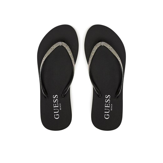 Guess Japonki E5GZ05BB00F Czarny ze sklepu MODIVO w kategorii Klapki damskie - zdjęcie 181097347