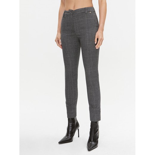 Liu Jo Spodnie materiałowe CF3304 T2529 Szary Regular Fit ze sklepu MODIVO w kategorii Spodnie damskie - zdjęcie 181098935
