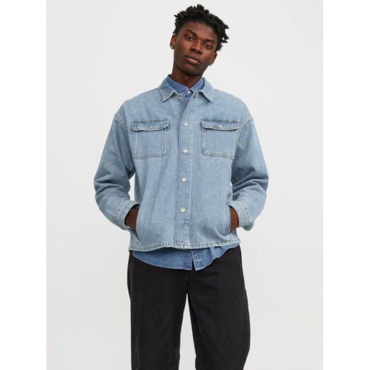 Jack&Jones Kurtka jeansowa Chase 12250086 Niebieski Loose Fit ze sklepu MODIVO w kategorii Kurtki męskie - zdjęcie 181099056