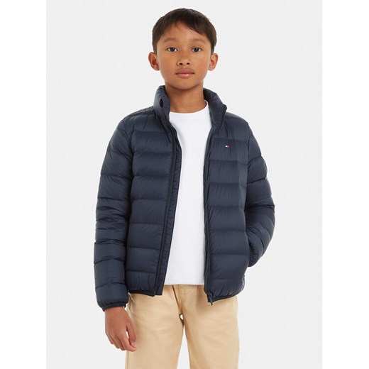 Tommy Hilfiger Kurtka puchowa Essential KS0KS00440 D Granatowy Regular Fit ze sklepu MODIVO w kategorii Kurtki dziewczęce - zdjęcie 181099708
