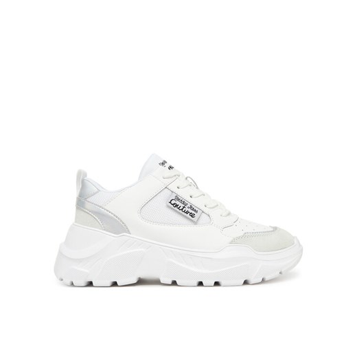Versace Jeans Couture Sneakersy 78VA3SC2 Biały ze sklepu MODIVO w kategorii Buty sportowe damskie - zdjęcie 181100266