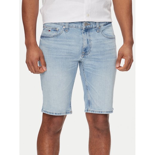 Tommy Jeans Szorty jeansowe Scanton DM0DM18798 Niebieski Slim Fit ze sklepu MODIVO w kategorii Spodenki męskie - zdjęcie 181101035