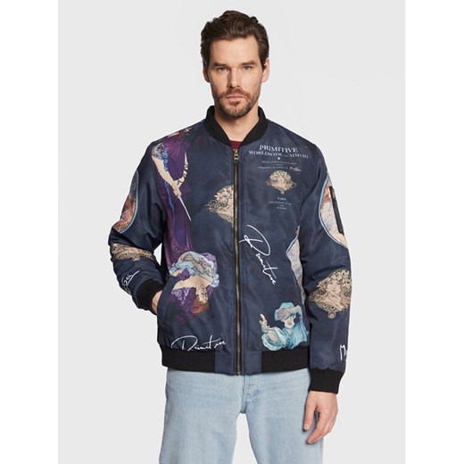 Primitive Kurtka bomber Mucha P12675 Granatowy Regular Fit ze sklepu MODIVO w kategorii Kurtki męskie - zdjęcie 181104067
