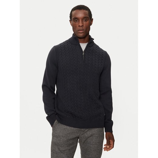 JOOP! Jeans Sweter 15 JJK-08Sanjor 30043086 Granatowy Modern Fit ze sklepu MODIVO w kategorii Swetry męskie - zdjęcie 181104309