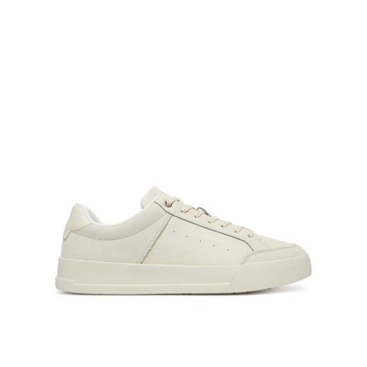 Tommy Hilfiger Sneakersy Court Mix Lnubuck FM0FM05410 Beżowy ze sklepu MODIVO w kategorii Buty sportowe męskie - zdjęcie 181104778
