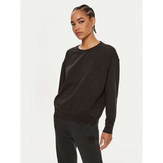 Pinko Bluza Setup 101831 A21P Czarny Relaxed Fit ze sklepu MODIVO w kategorii Bluzy damskie - zdjęcie 181106038