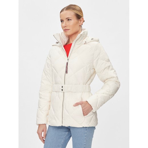 Tommy Hilfiger Kurtka zimowa WW0WW40327 Écru Regular Fit Tommy Hilfiger S MODIVO