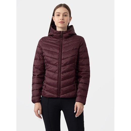 4F Kurtka przejściowa 4FAW23TDJAF225 Fioletowy Slim Fit ze sklepu MODIVO w kategorii Kurtki damskie - zdjęcie 181109447