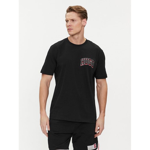 Hugo T-Shirt Dasko 50515067 Czarny Regular Fit ze sklepu MODIVO w kategorii T-shirty męskie - zdjęcie 181110797