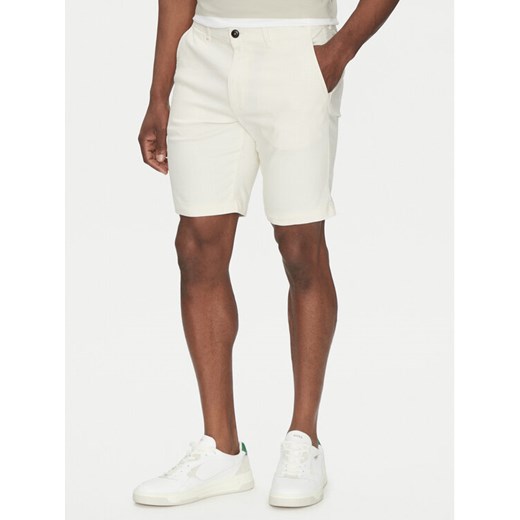 BOSS Szorty materiałowe 50536874 Écru Slim Fit 30 MODIVO