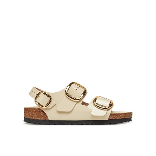 Birkenstock Sandały Milano Big Buckle 1025395 Écru ze sklepu MODIVO w kategorii Sandały damskie - zdjęcie 181114378
