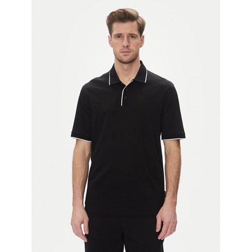 Armani Exchange Polo XM000739 AF10364 UC001 Czarny Regular Fit ze sklepu MODIVO w kategorii T-shirty męskie - zdjęcie 181117245