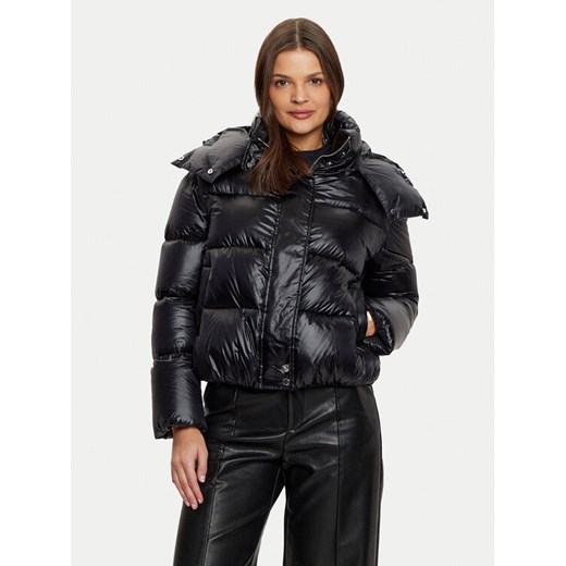 Patrizia Pepe Kurtka puchowa 2O0050/A9M0-K103 Czarny Regular Fit ze sklepu MODIVO w kategorii Kurtki damskie - zdjęcie 181118476